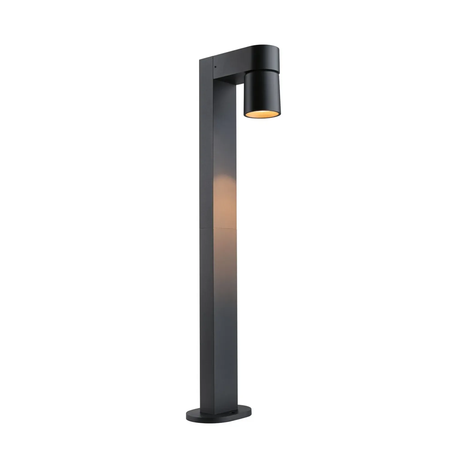 Bolardo luminoso LED Paulmann Kimu 1, antracita, 2.200 K, IP44
