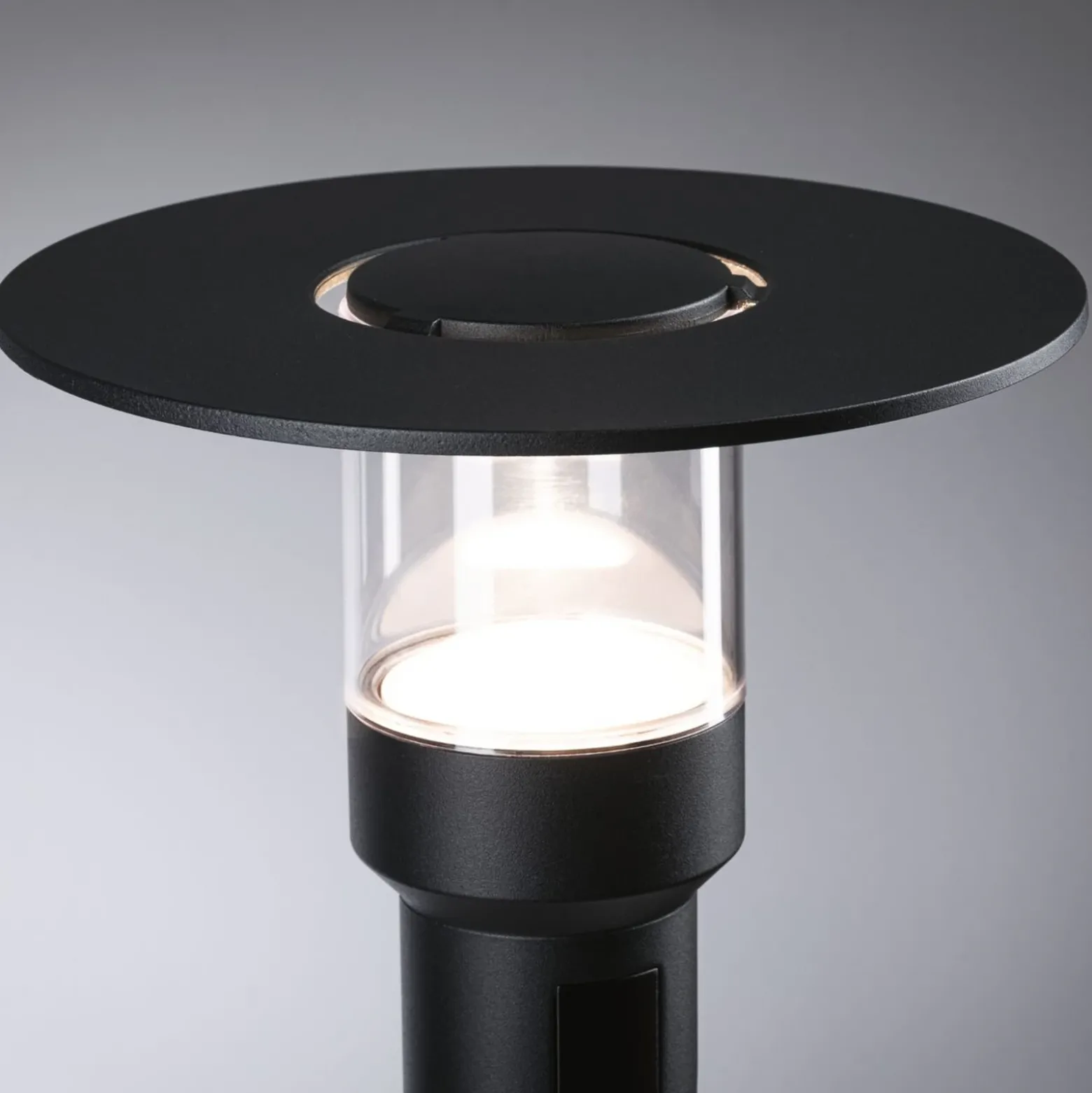 Bolardo luminoso LED Paulmann Sienna, aluminio, con sensor