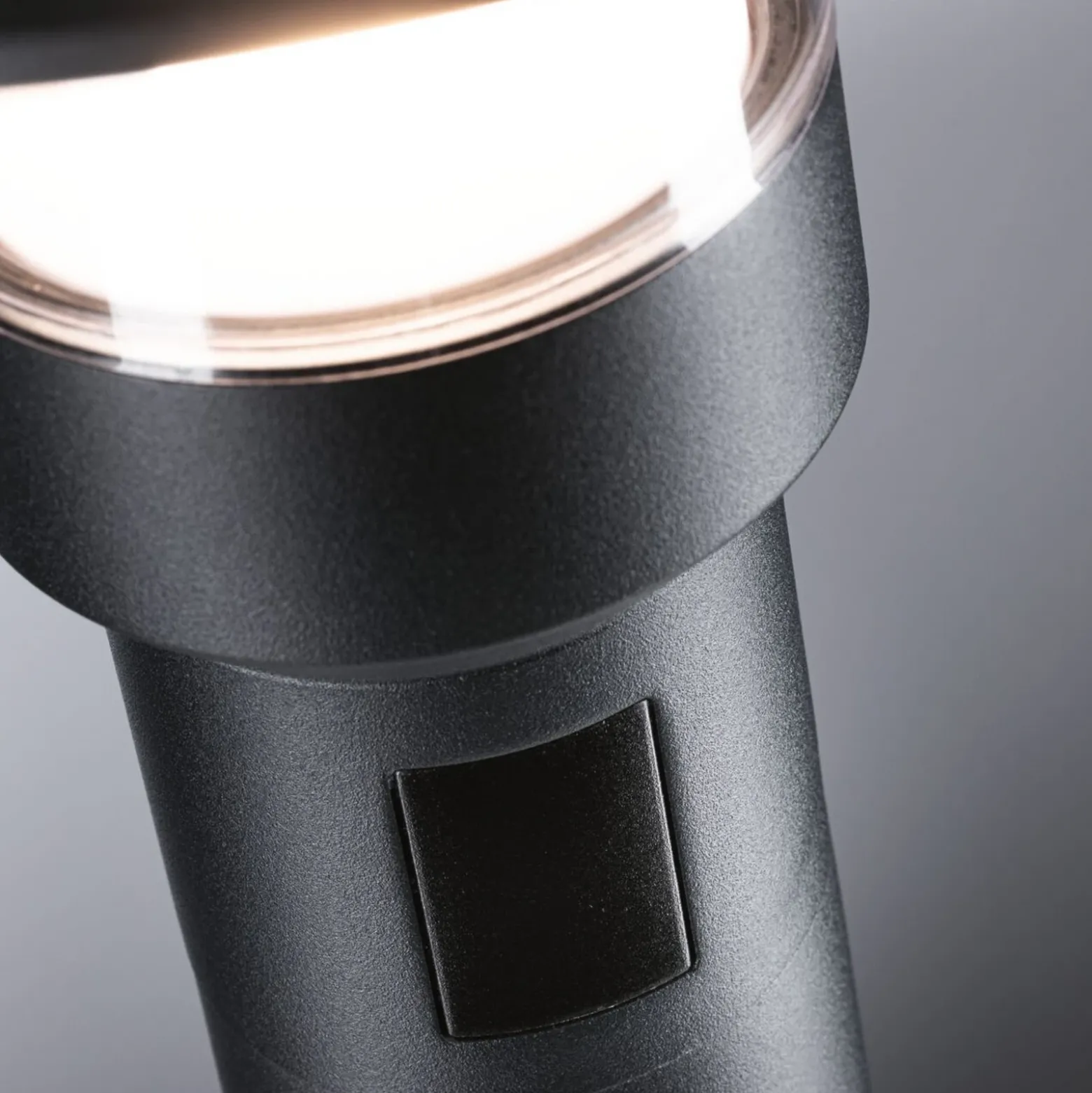 Bolardo luminoso LED Paulmann Sienna, aluminio, con sensor