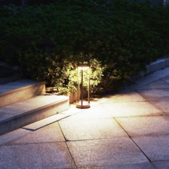 Bolardo luminoso LED Pilastro, sensor, piqueta de tierra