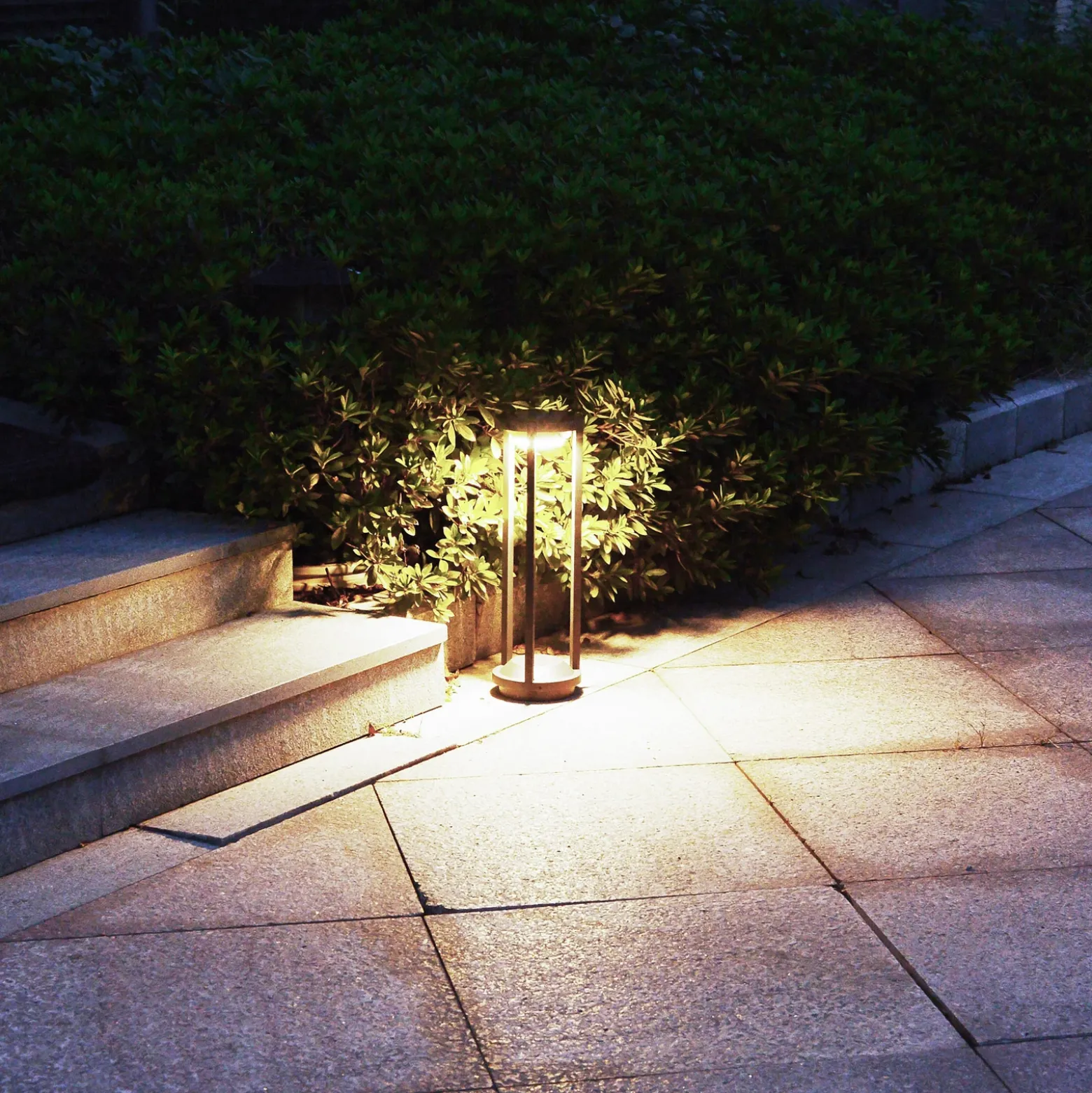 Bolardo luminoso LED Pilastro, sensor, piqueta de tierra