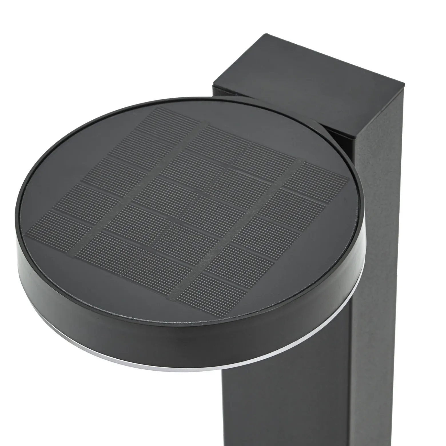 Bolardo luminoso LED PRIOS Tarlson, redondo, antracita, sensor