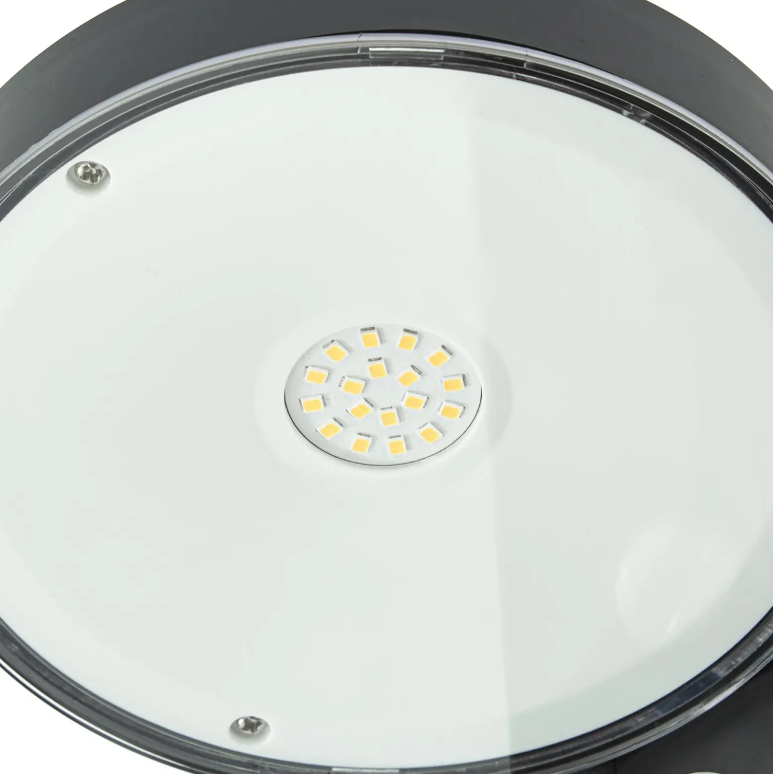 Bolardo luminoso LED PRIOS Tarlson, redondo, antracita, sensor