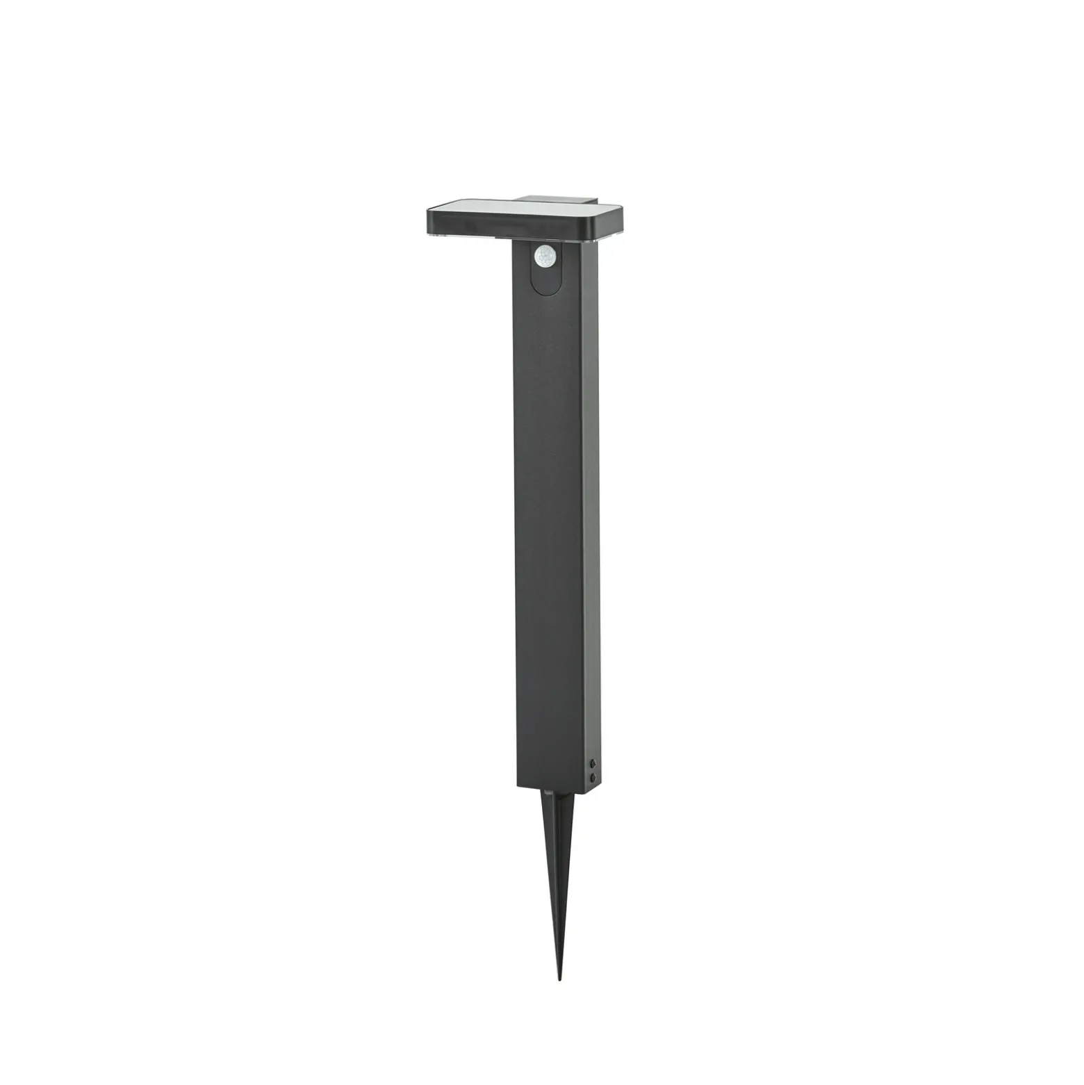 Bolardo luminoso LED PRIOS Tarlson, angular, antracita, sensor