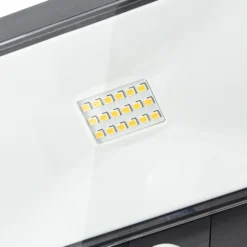 Bolardo luminoso LED PRIOS Tarlson, angular, antracita, sensor