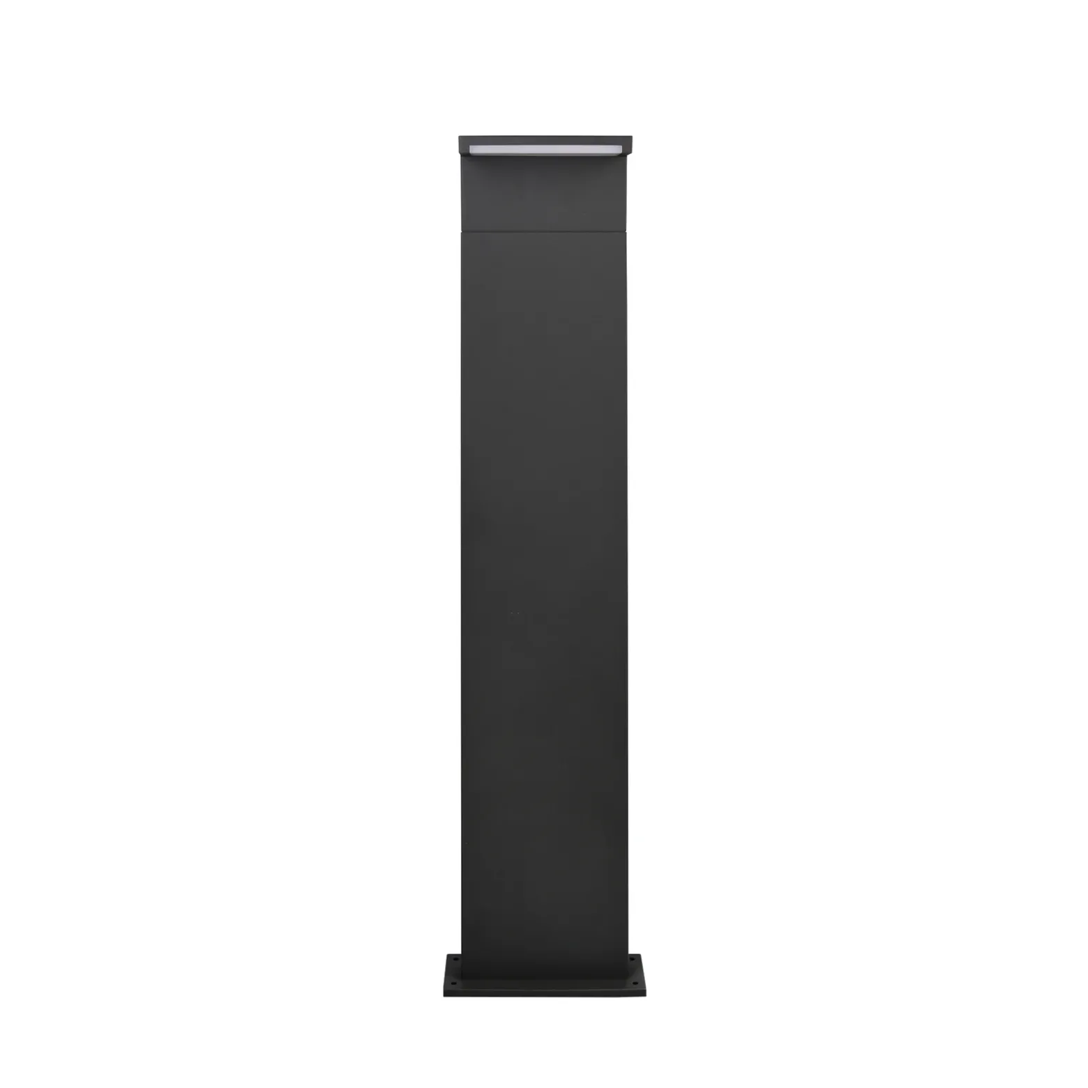 Bolardo luminoso LED Ravi, antracita, altura 100 cm, metal, IP65