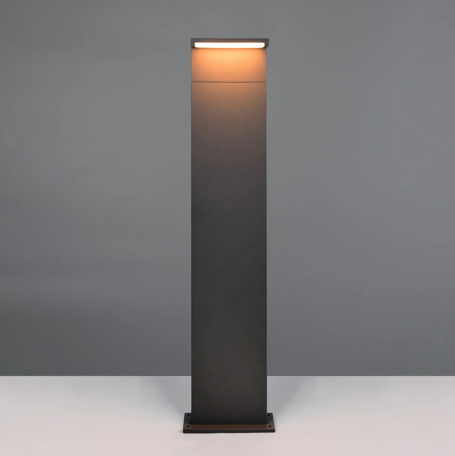 Bolardo luminoso LED Ravi, antracita, altura 100 cm, metal, IP65