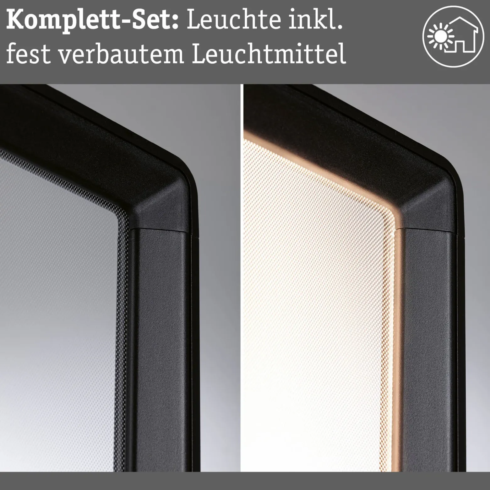 Bolardo luminoso LED Reana de Paulmann, antracita, 83 cm, metal, IP44