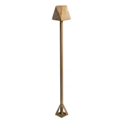 Bolardo luminoso LED Silva Edge, altura 80 cm, latón antiguo, IP65