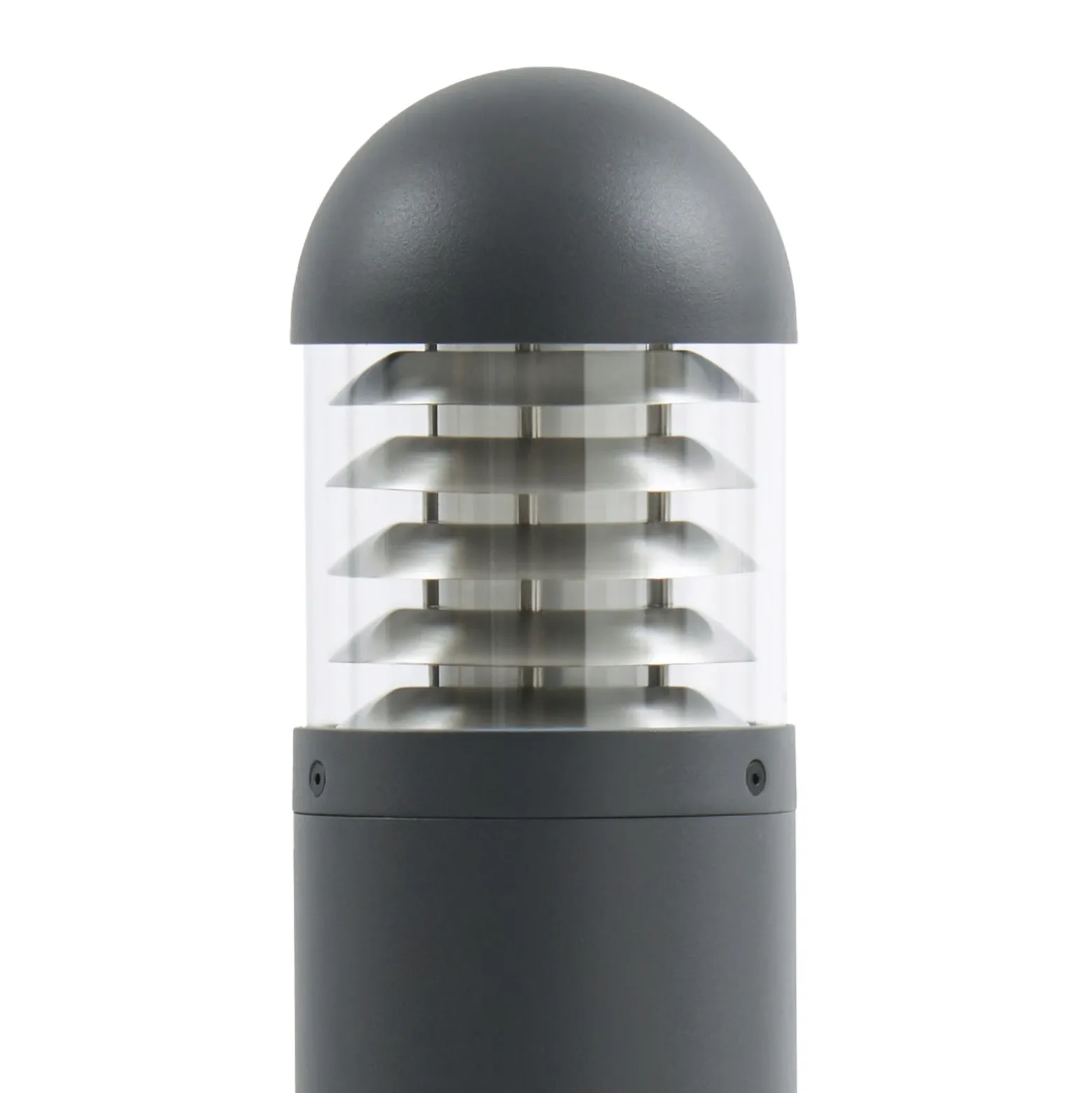 Bolardo luminoso LED Skagena de Lucande, antracita, altura 90 cm, IP54
