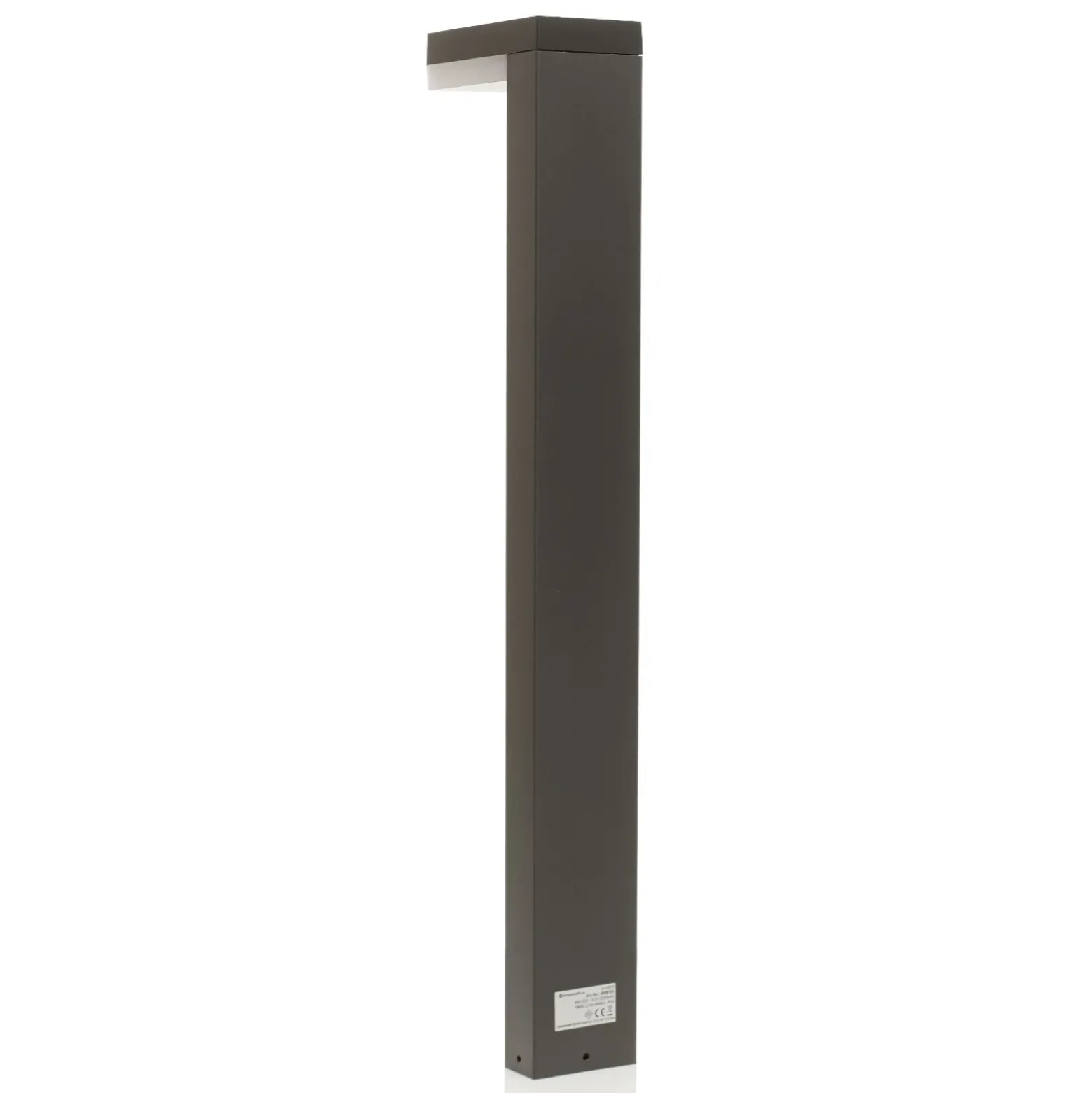 Bolardo luminoso LED solar Chioma de Lindby, antracita, sensor