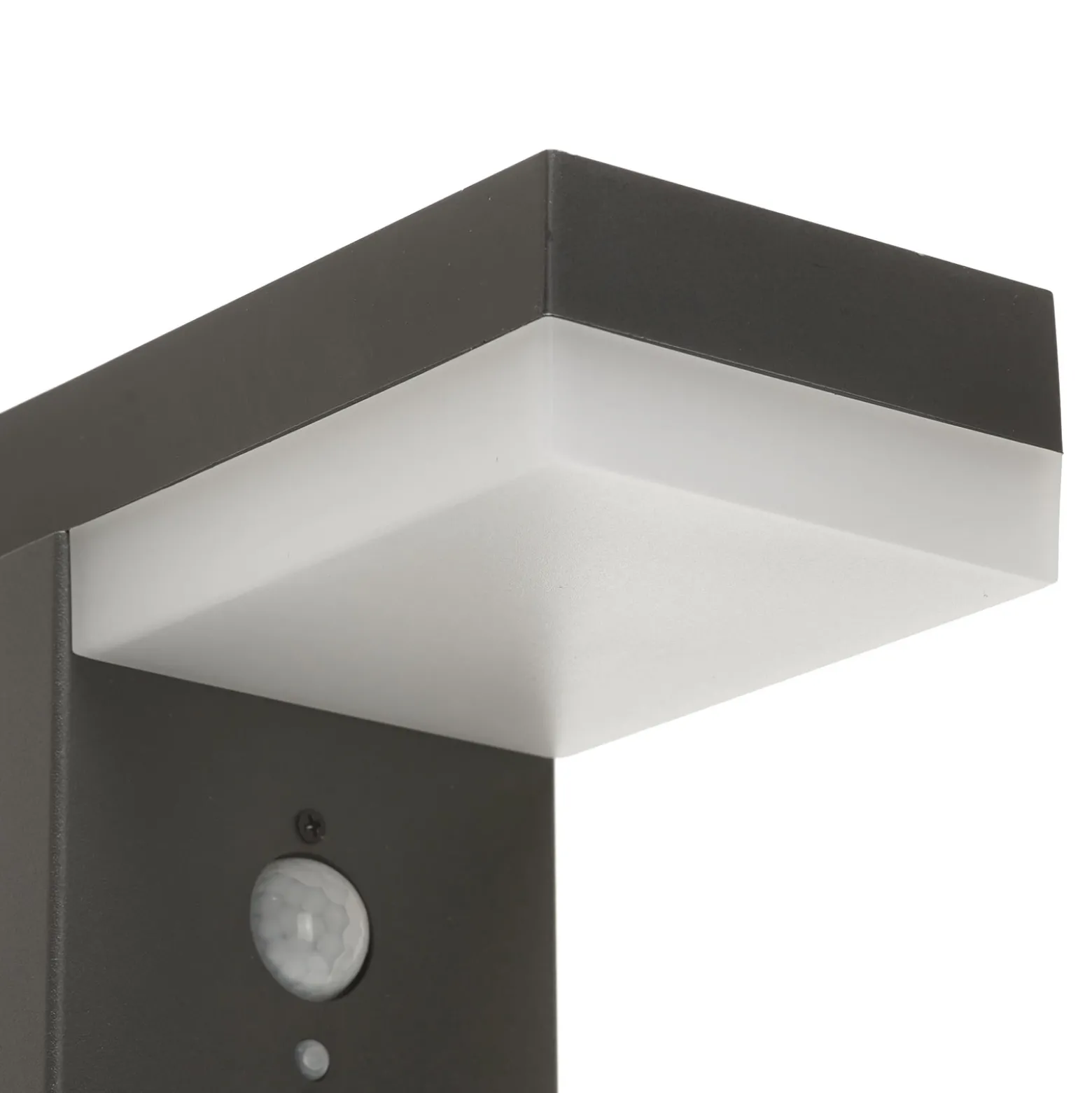 Bolardo luminoso LED solar Chioma de Lindby, antracita, sensor