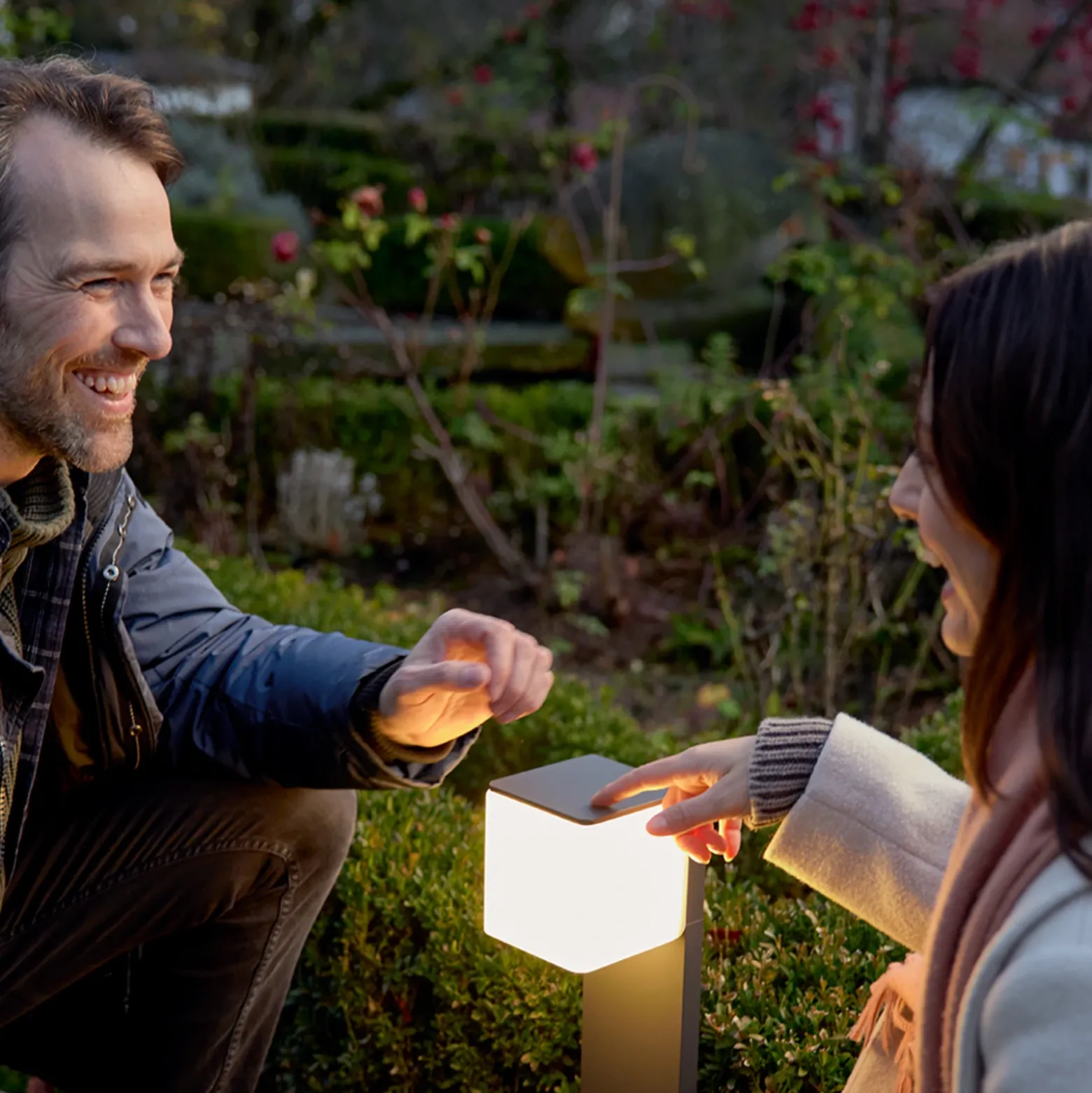 Bolardo luminoso LED STEINEL GL 80 C, Bluetooth Smart, antracita