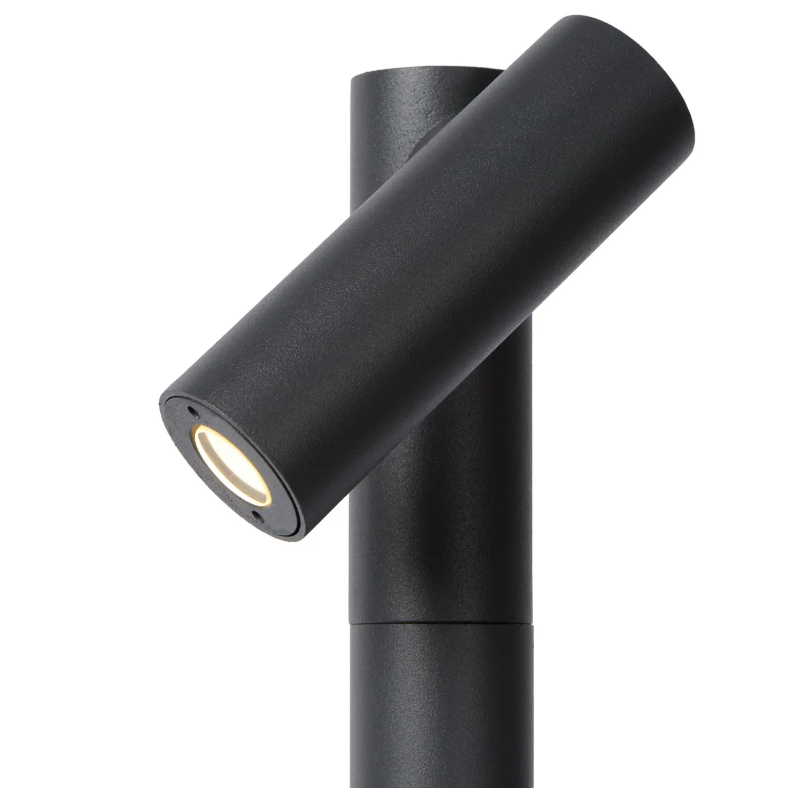 Bolardo luminoso LED Tatium, antracita, 43 cm, aluminio, IP65