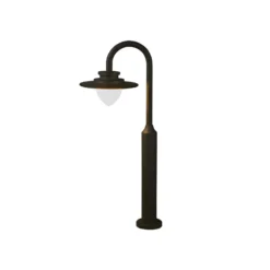 Bolardo luminoso LED Texas, IP54, color grafito, altura 80 cm