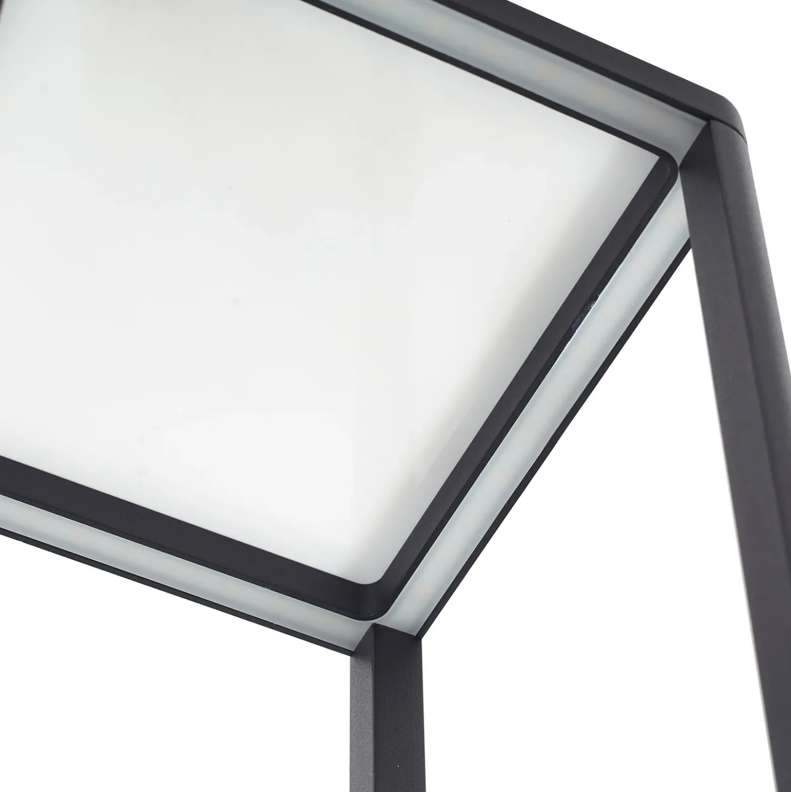 Bolardo luminoso LED Thorvid de Lucande, altura 120 cm, negro