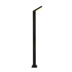 Bolardo luminoso LED Tucanae, gris, altura 100 cm, IP65, metal