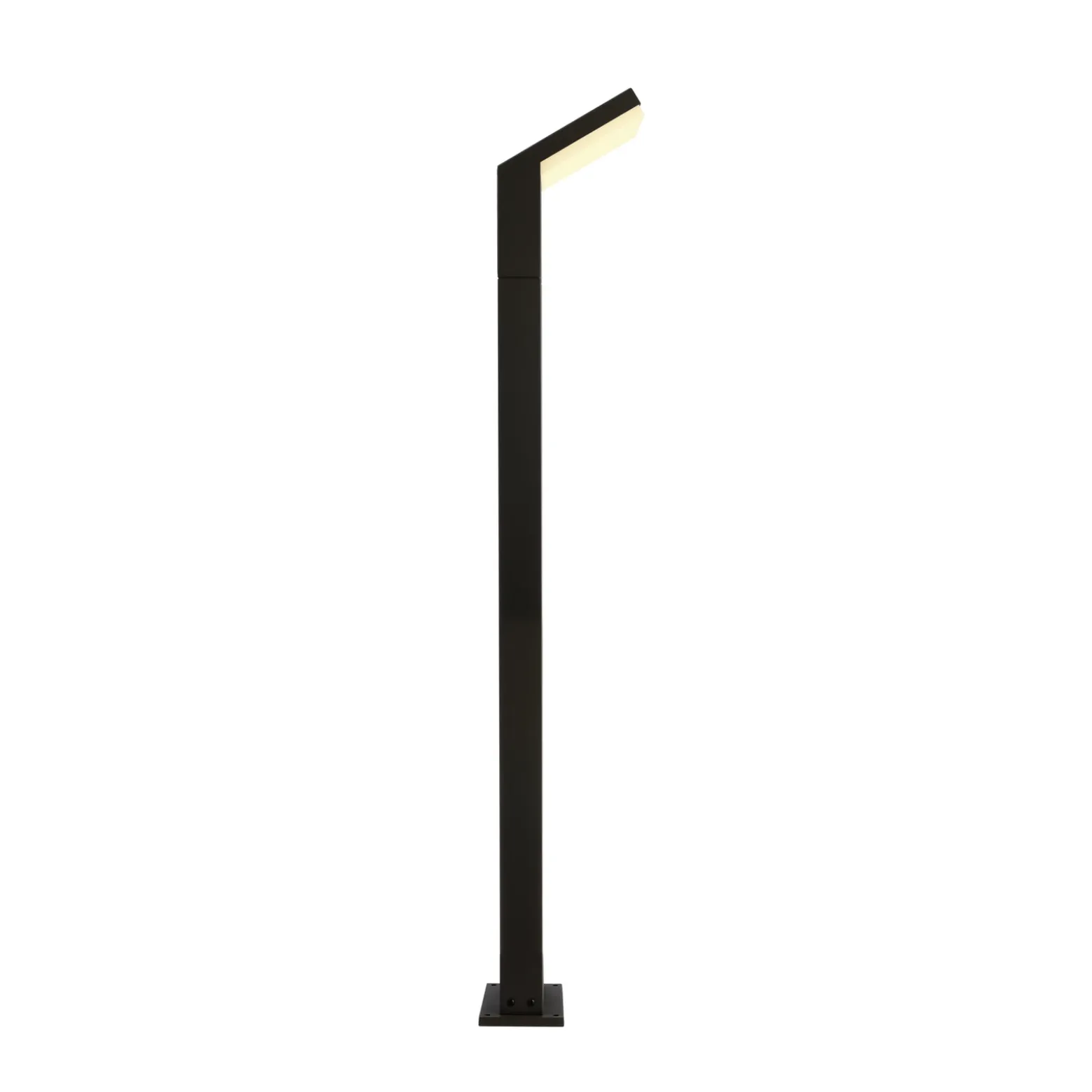 Bolardo luminoso LED Tucanae, gris, altura 100 cm, IP65, metal