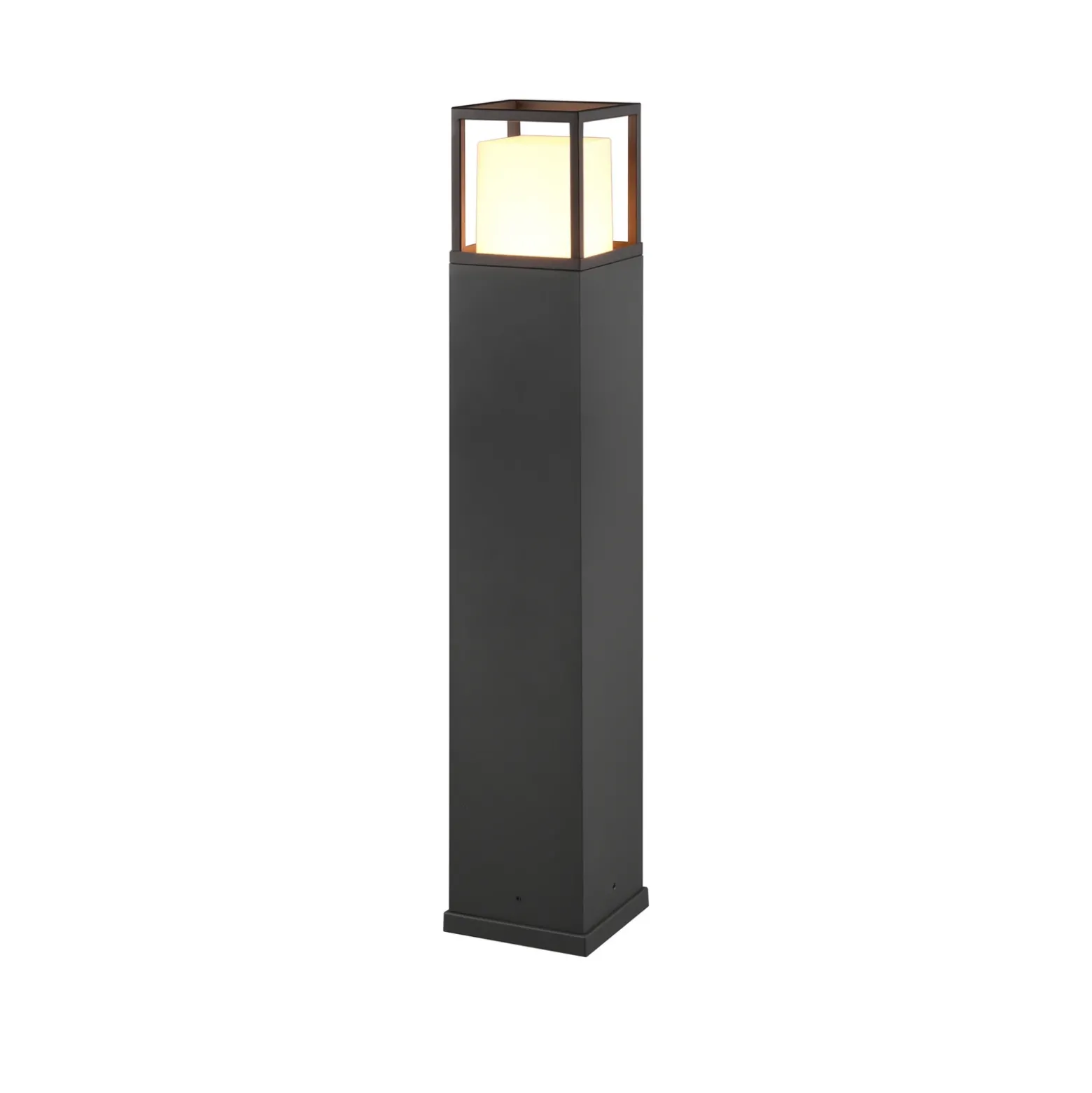 Bolardo luminoso LED Witham, 80 cm de altura, antracita, CCT, IP54
