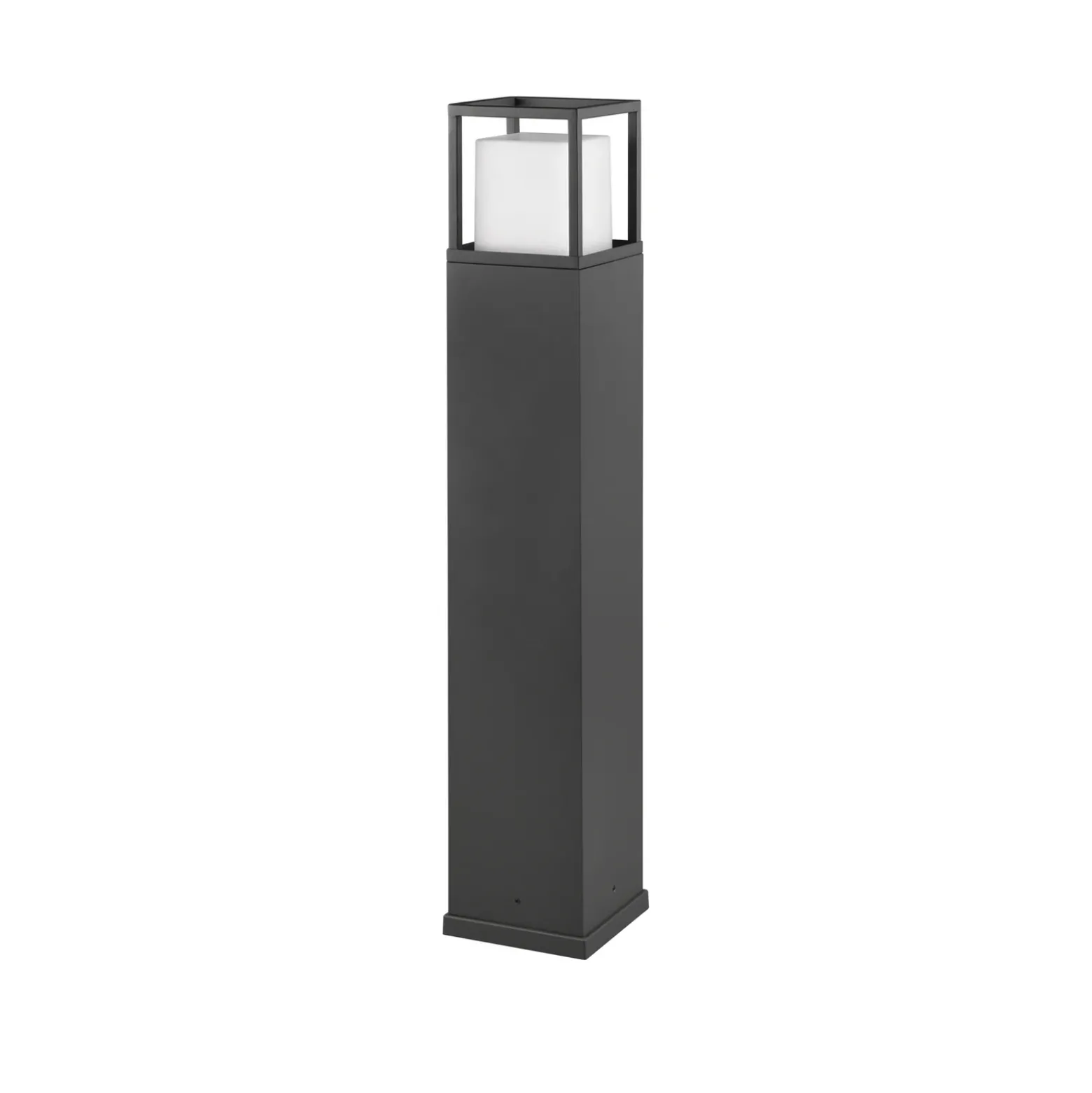 Bolardo luminoso LED Witham, 80 cm de altura, antracita, CCT, IP54