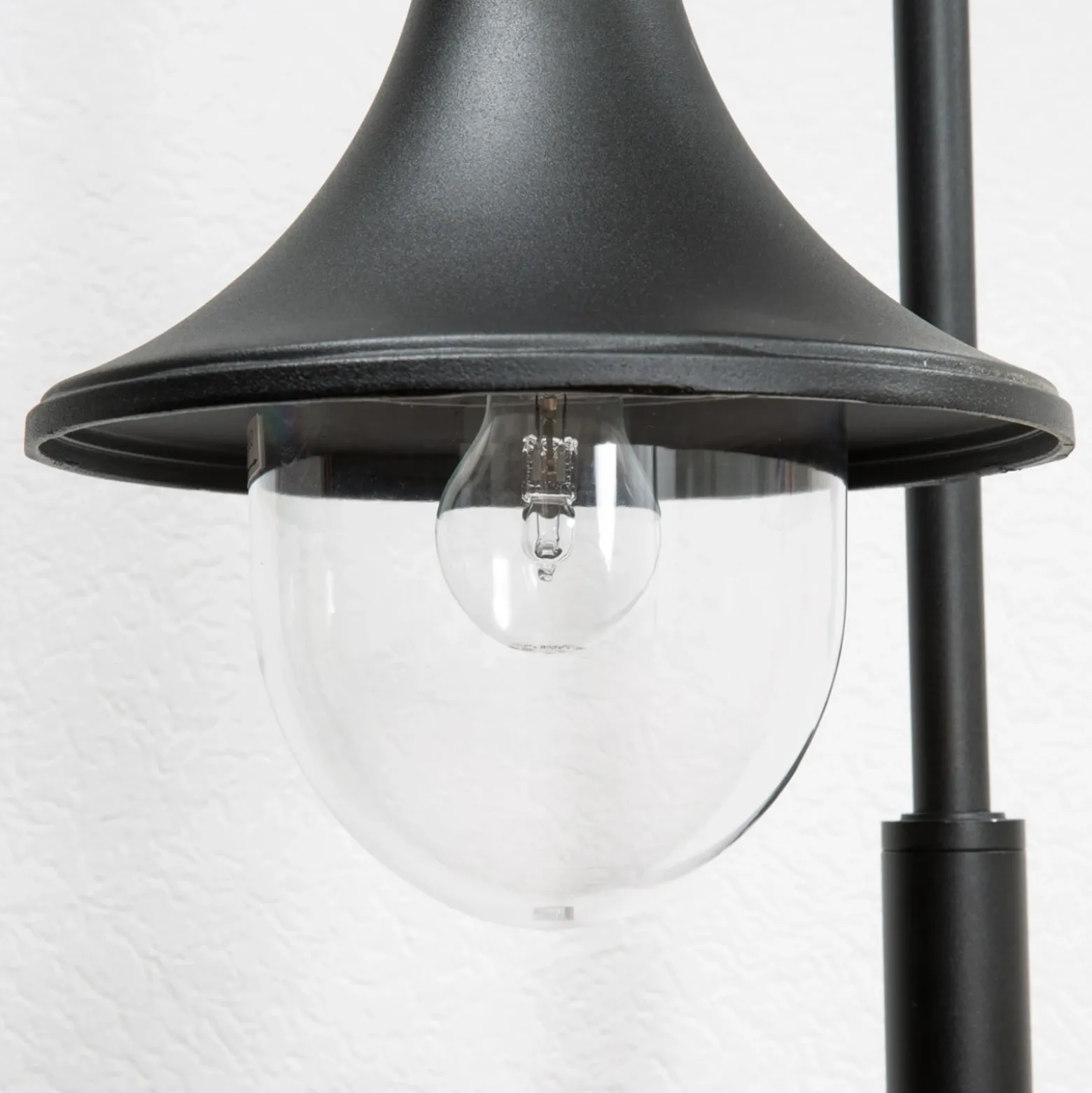 Bolardo luminoso Lindby «Daphne», 120 cm, negra, metal, E27