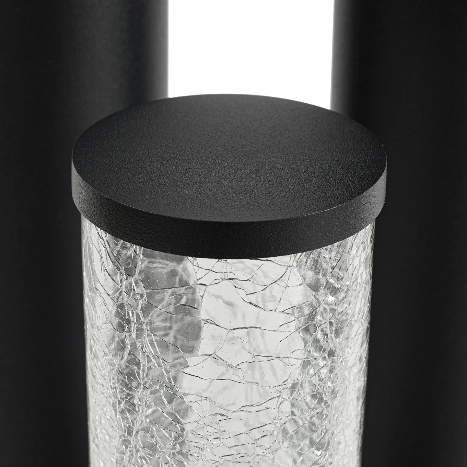 Bolardo luminoso Lindby Gavros, aluminio fundido a presión, 3 luces
