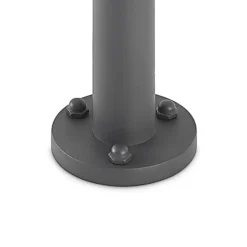 Bolardo luminoso Lindby Giavanna, 80 cm, antracita, IP44, E27