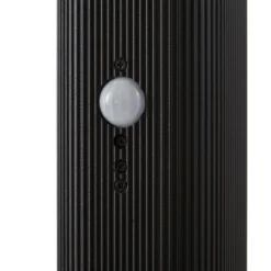 Bolardo luminoso Lindby Halvar, 80 cm, negro, IP65, GU10, sensor