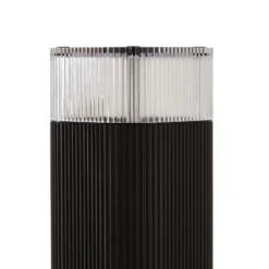 Bolardo luminoso Lindby Halvar, 50 cm, negro, IP65, GU10