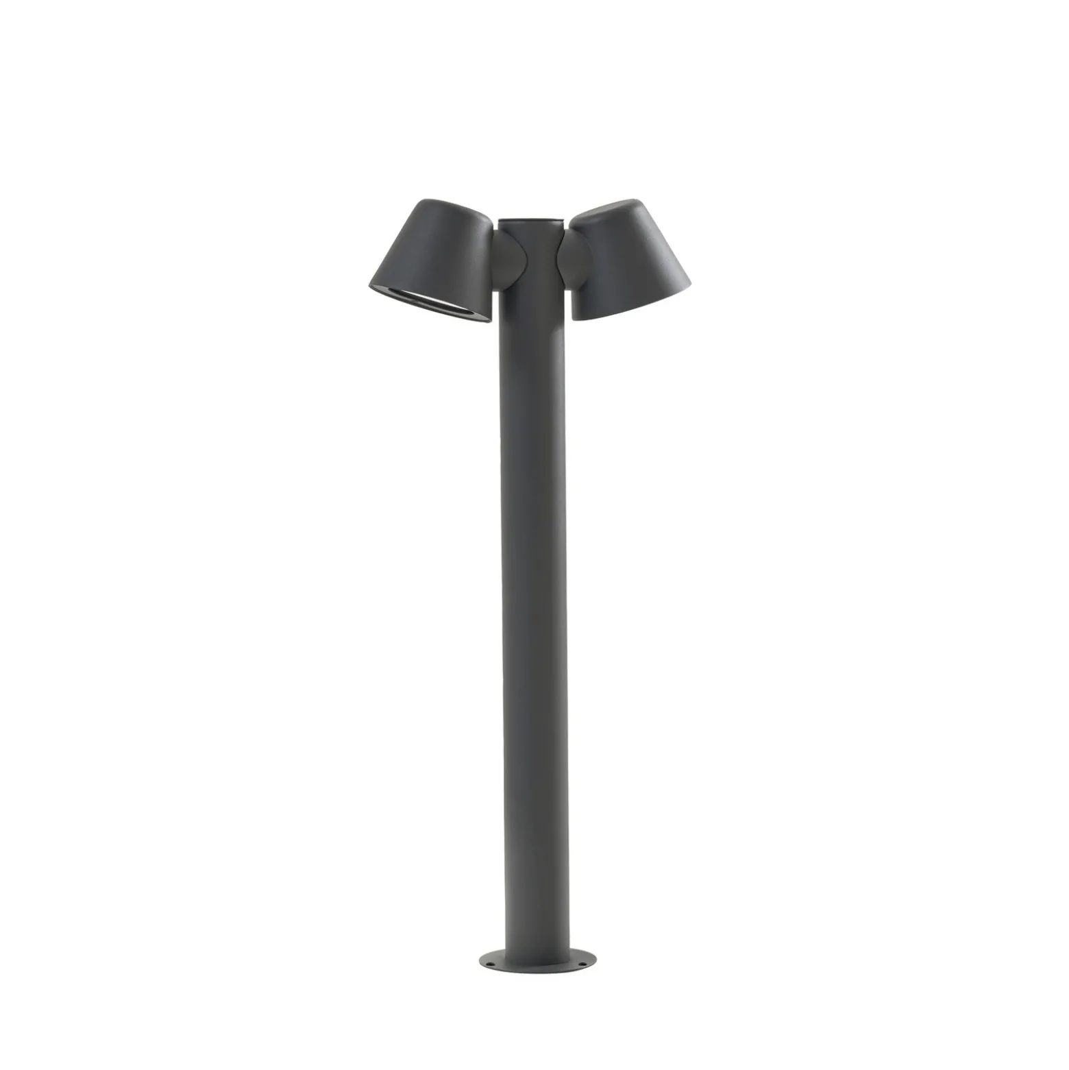 Bolardo luminoso Lindby Ileyna, 2 luces, antracita, 100 cm