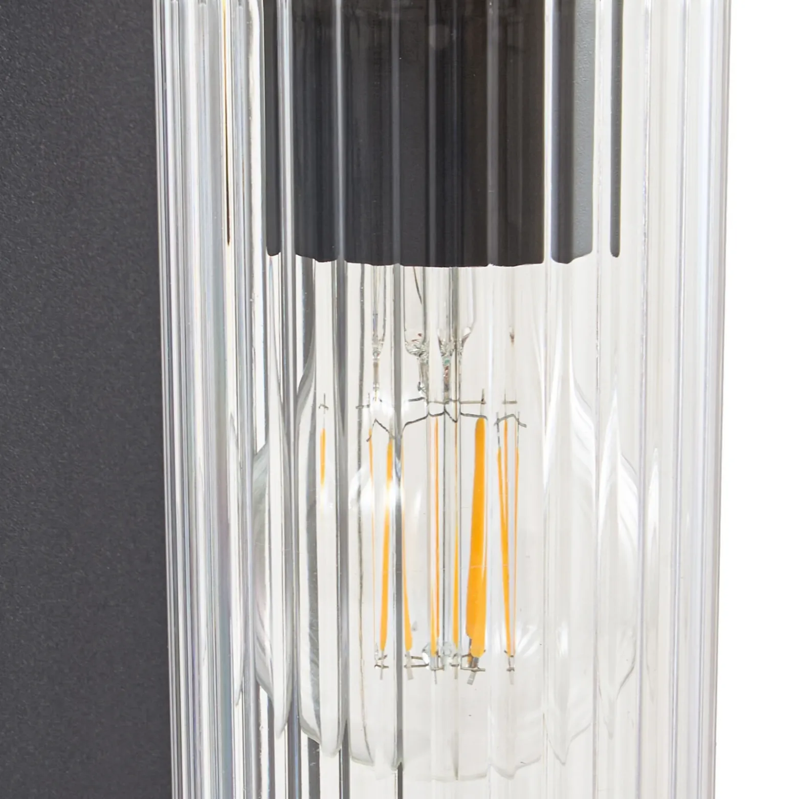 Bolardo luminoso Lindby Kaliro, antracita, 60 cm, E27, IP54