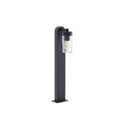 Bolardo luminoso Lindby Kaliro, antracita, 60 cm, E27, IP54