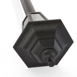 Bolardo luminoso Lindby Nane, 122 cm, farol, resistente al agua salada,