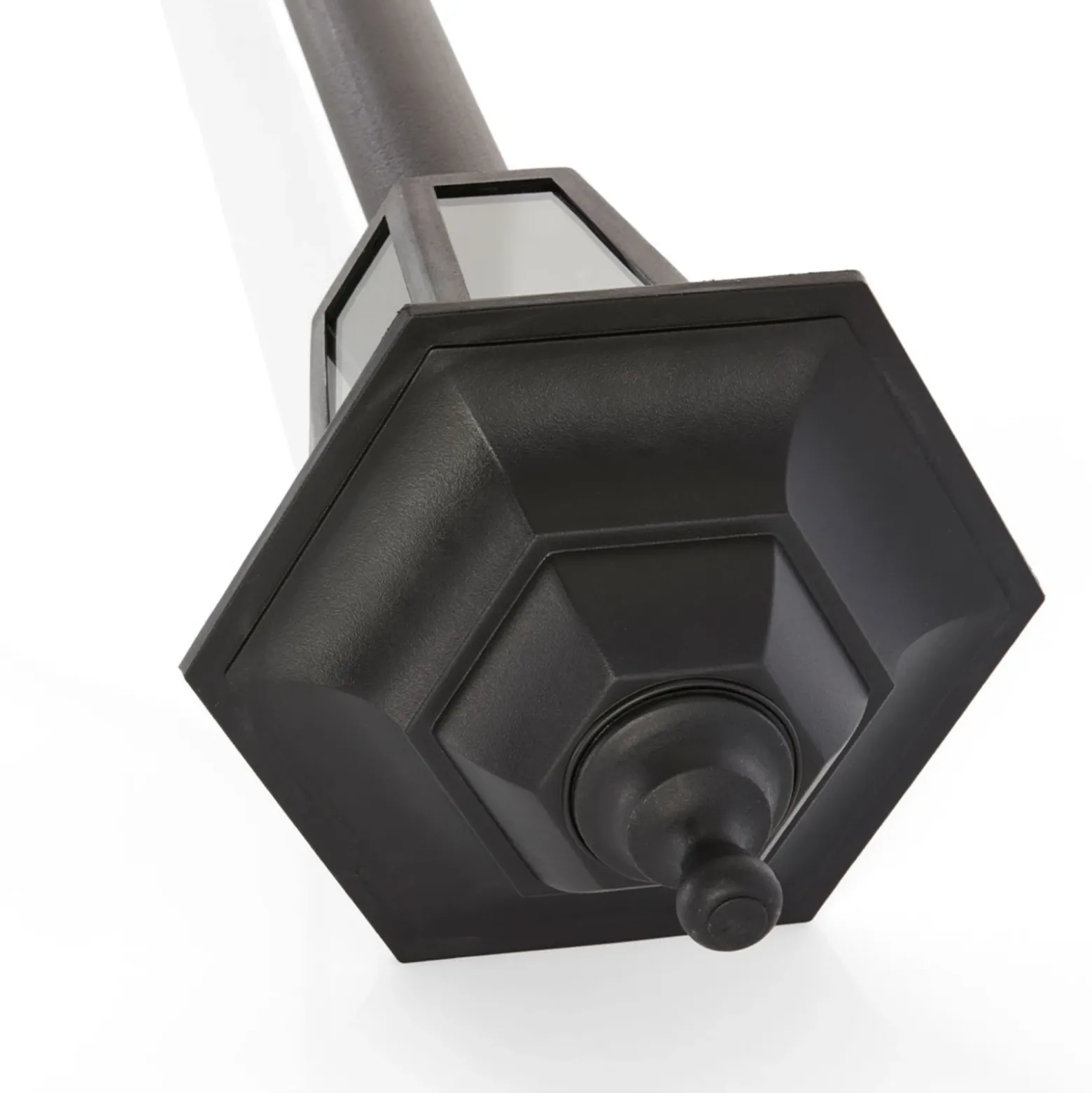Bolardo luminoso Lindby Nane, 122 cm, farol, resistente al agua salada,