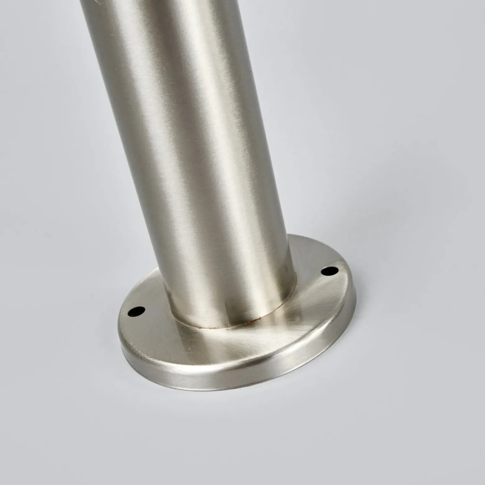 Bolardo luminoso Lindby Noemi, gris, acero inoxidable, 80 cm, IP44
