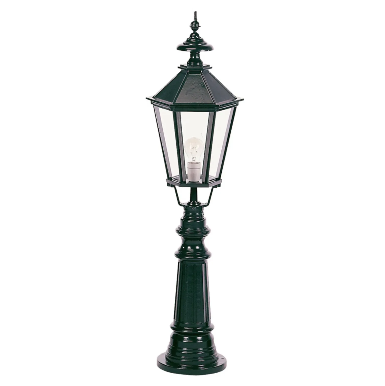 Bolardo luminoso Liverpool clásico, negro