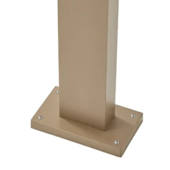 Bolardo luminoso Lucande Ferda, 60 cm, marrón, IP44