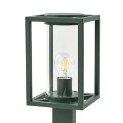 Bolardo luminoso Lucande Ferda, 60 cm, verde, IP44