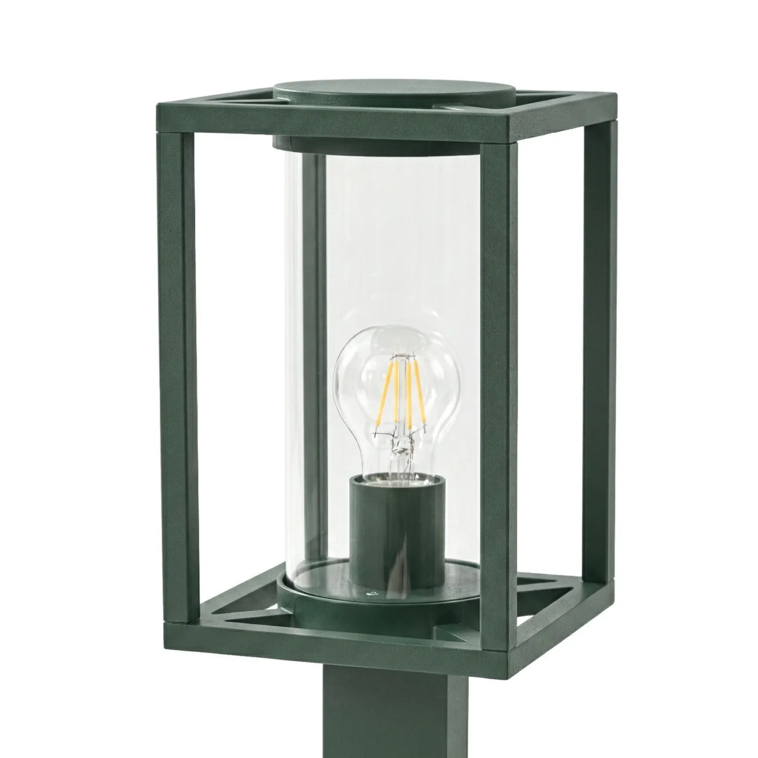 Bolardo luminoso Lucande Ferda, 60 cm, verde, IP44