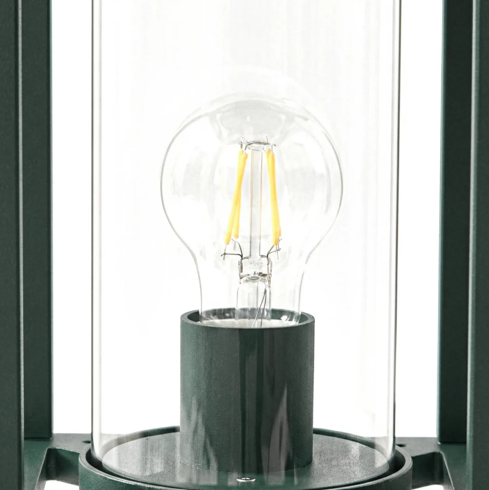 Bolardo luminoso Lucande Ferda, 60 cm, verde, IP44