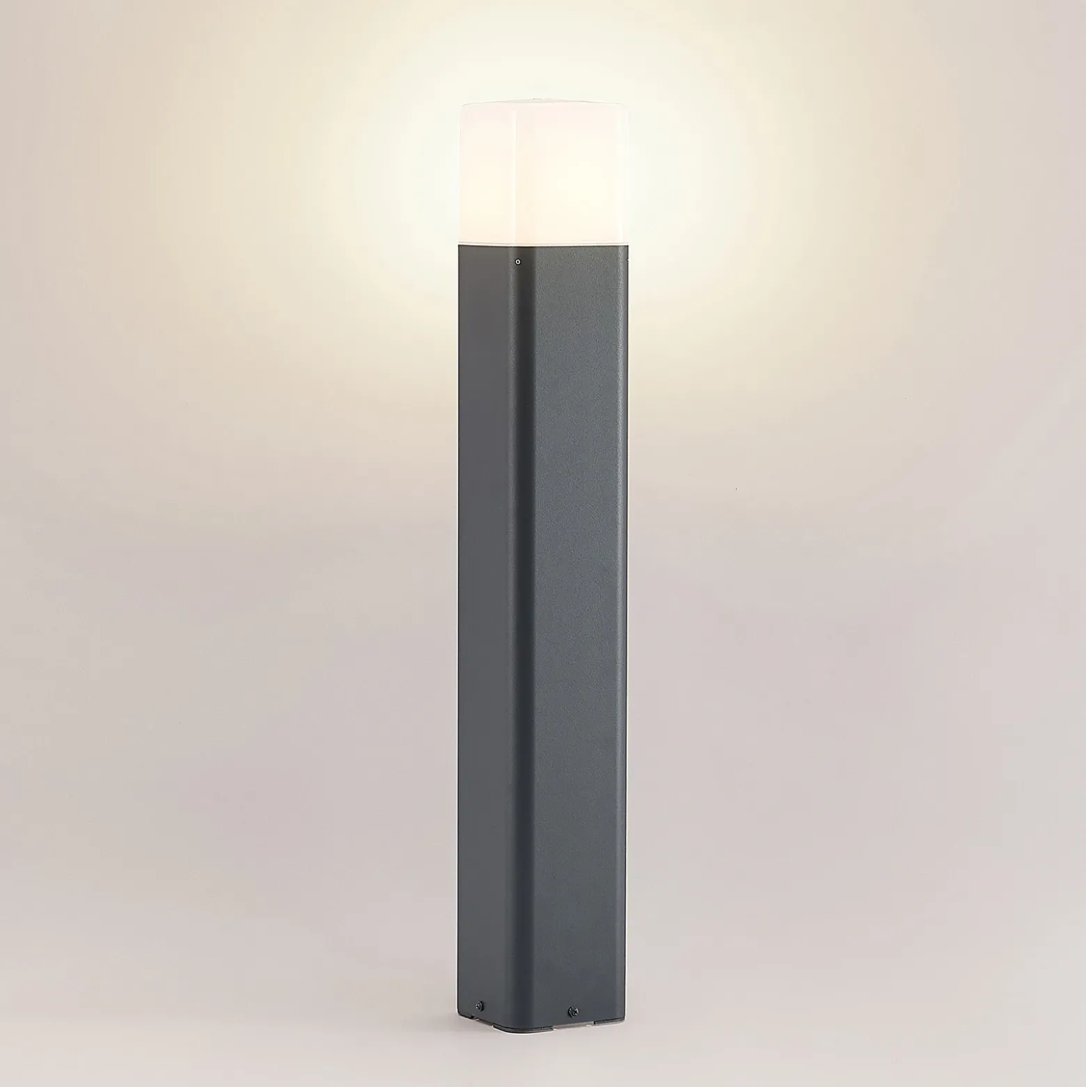 Bolardo luminoso Lucande Obuna, altura 80 cm