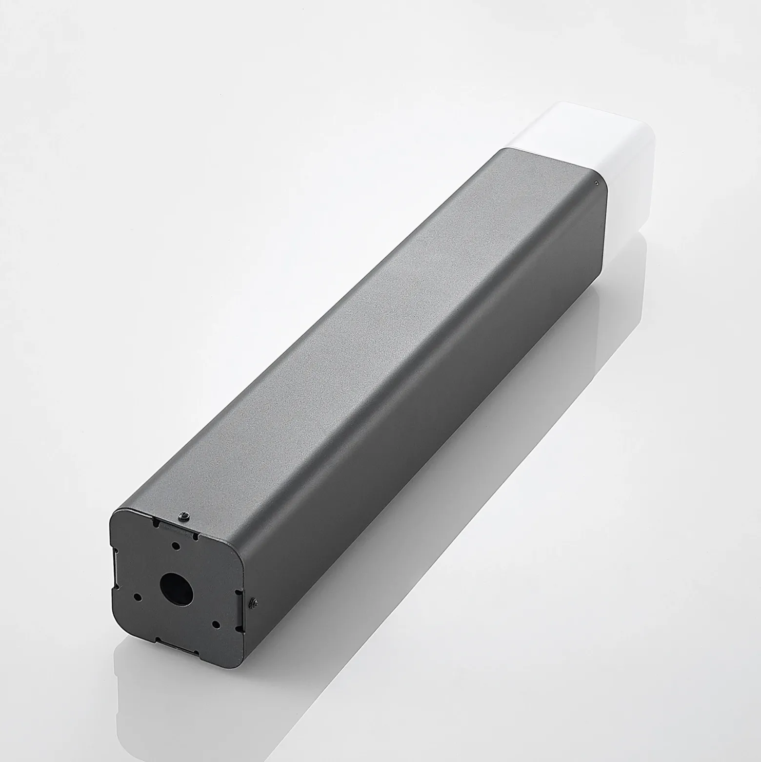 Bolardo luminoso Lucande Obuna, altura 80 cm
