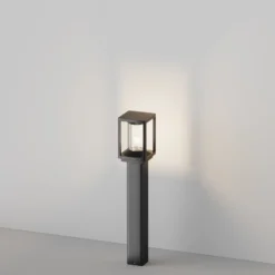 Bolardo luminoso Maytoni Cell, grafito, aluminio, altura 75 cm, IP54