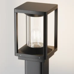 Bolardo luminoso Maytoni Cell, grafito, aluminio, altura 75 cm, IP54