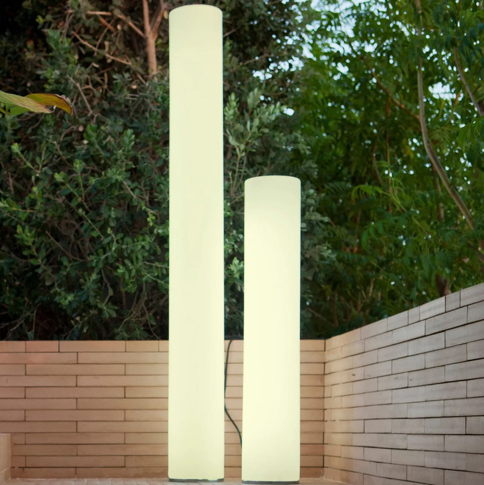 Bolardo luminoso Newgarden Fity, altura 160 cm, 3000 K