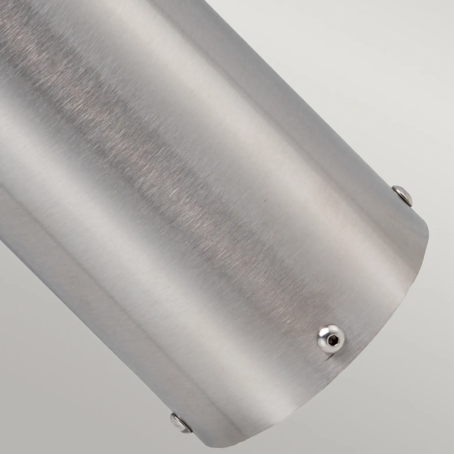 Bolardo luminoso Paignton acero inoxidable, plata