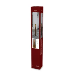 Bolardo luminoso Pistoia, color óxido, altura 95 cm, metal, IP54