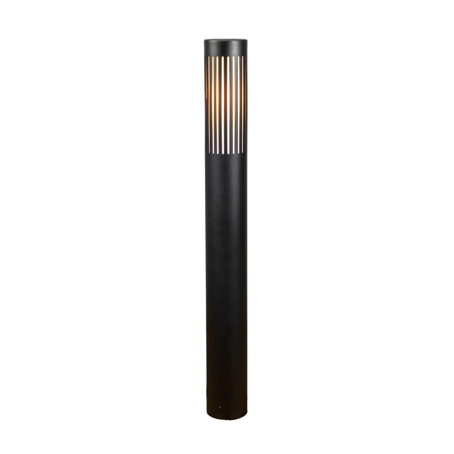 Bolardo luminoso Pistoia, negro, altura 95 cm, metal, IP54