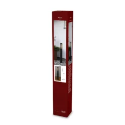 Bolardo luminoso Pistoia, negro, altura 95 cm, metal, IP54