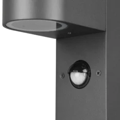Bolardo luminoso Roya sensor movimiento antracita